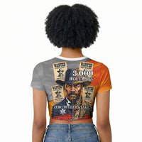 Bass Reeves Raglan Cropped T shirt Vintage Black Cowboy Old West Lawman