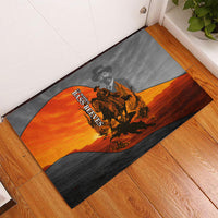 Bass Reeves Rubber Doormat Vintage Black Cowboy Old West Lawman
