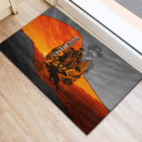 Bass Reeves Rubber Doormat Vintage Black Cowboy Old West Lawman
