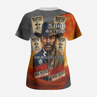 Bass Reeves Scrub Top Vintage Black Cowboy Old West Lawman