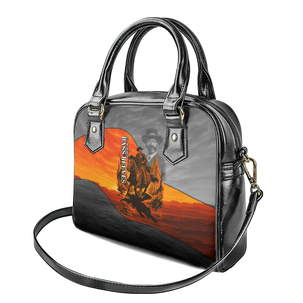 Bass Reeves Shoulder Handbag Vintage Black Cowboy Old West Lawman