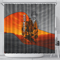 Bass Reeves Shower Curtain Vintage Black Cowboy Old West Lawman