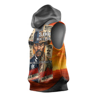 Bass Reeves Sleeveless Hoodie Vintage Black Cowboy Old West Lawman