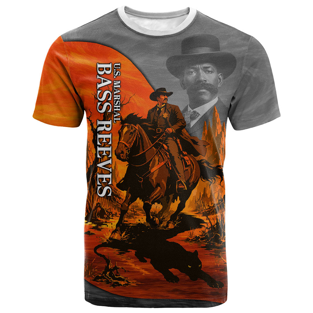 Bass Reeves T shirt Vintage Black Cowboy Old West Lawman