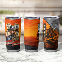 Bass Reeves Tumbler Cup Vintage Black Cowboy Old West Lawman