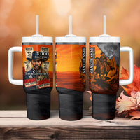 Bass Reeves Tumbler With Handle Vintage Black Cowboy Old West Lawman