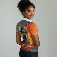 Bass Reeves Women Polo Shirt Vintage Black Cowboy Old West Lawman