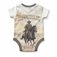Bass Reeves Spirit Frontier Legend Baby Onesie African American Marshal Horse Riding Western Watercolor