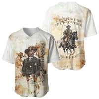 Bass Reeves Spirit Frontier Legend Baseball Jersey African American Marshal Horse Riding Western Watercolor