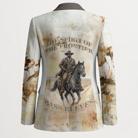 Bass Reeves Spirit Frontier Legend Blazer African American Marshal Horse Riding Western Watercolor