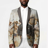 Bass Reeves Spirit Frontier Legend Blazer African American Marshal Horse Riding Western Watercolor