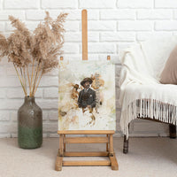 Bass Reeves Spirit Frontier Legend Canvas Wall Art African American Marshal Horse Riding Western Watercolor