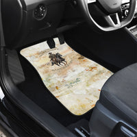 Bass Reeves Spirit Frontier Legend Car Mats African American Marshal Horse Riding Western Watercolor