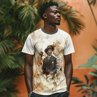 Bass Reeves Spirit Frontier Legend T shirt African American Marshal Horse Riding Western Watercolor