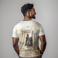 Bass Reeves Spirit Frontier Legend T shirt African American Marshal Horse Riding Western Watercolor