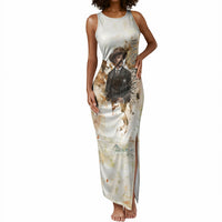 Bass Reeves Spirit Frontier Legend Tank Maxi Dress African American Marshal Horse Riding Western Watercolor