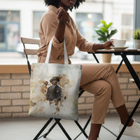 Bass Reeves Spirit Frontier Legend Tote Bag African American Marshal Horse Riding Western Watercolor