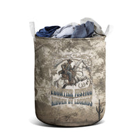 Bass Reeves Legend Black Cowboy Laundry Basket Western Legend Vintage - Legend Of The Frontier
