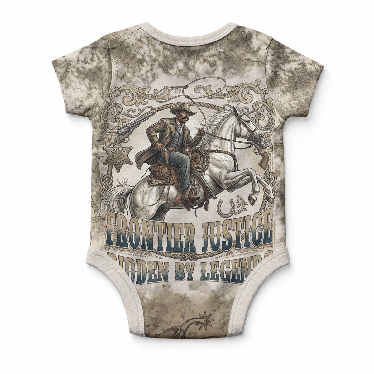 Bass Reeves Legend Black Cowboy Baby Onesie Western Legend Vintage - Legend Of The Frontier