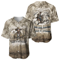 Bass Reeves Legend Black Cowboy Baseball Jersey Western Legend Vintage - Legend Of The Frontier