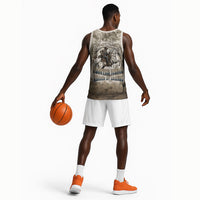 Bass Reeves Legend Black Cowboy Basketball Jersey Western Legend Vintage - Legend Of The Frontier
