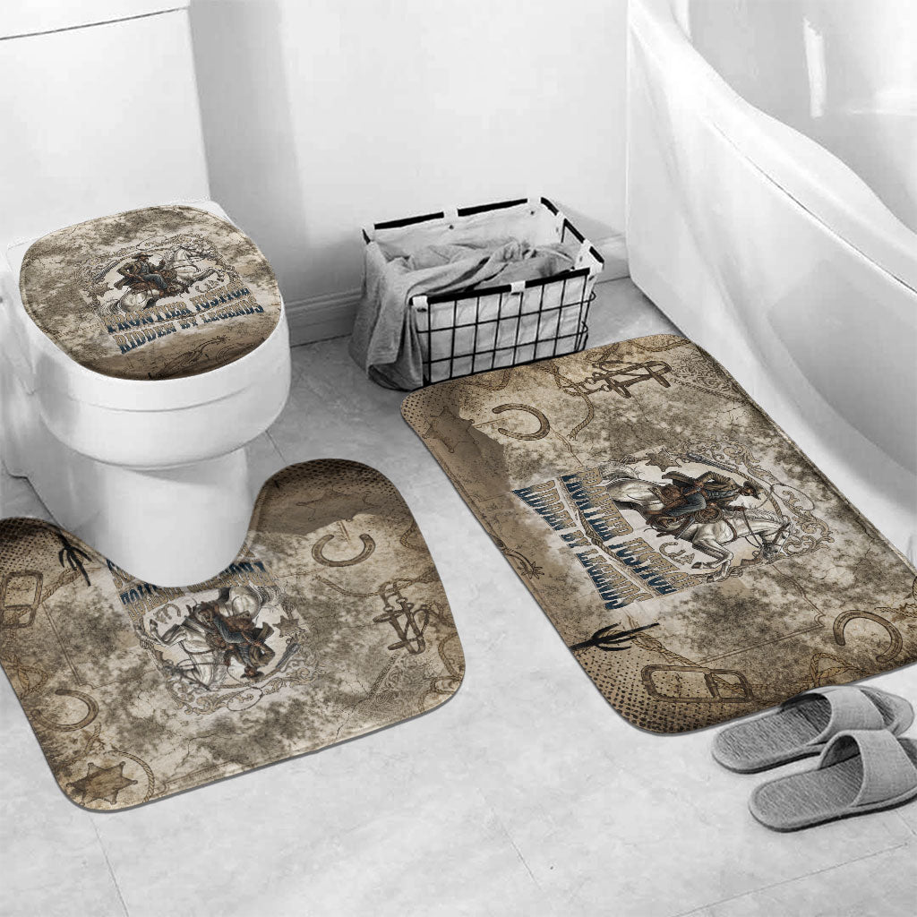 Bass Reeves Legend Black Cowboy Bathroom Set Western Legend Vintage - Legend Of The Frontier