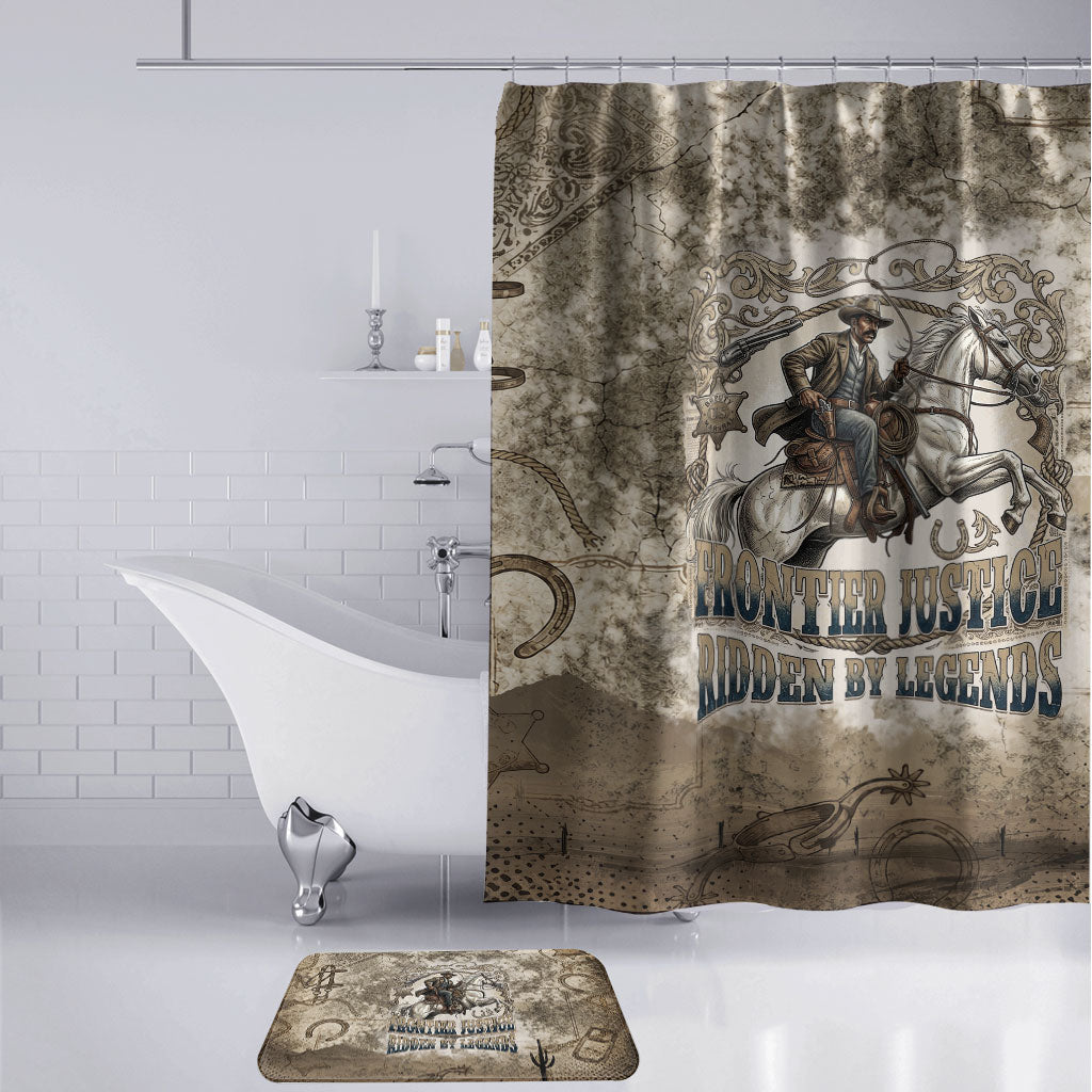 Bass Reeves Legend Black Cowboy Bathroom Set Western Legend Vintage - Legend Of The Frontier