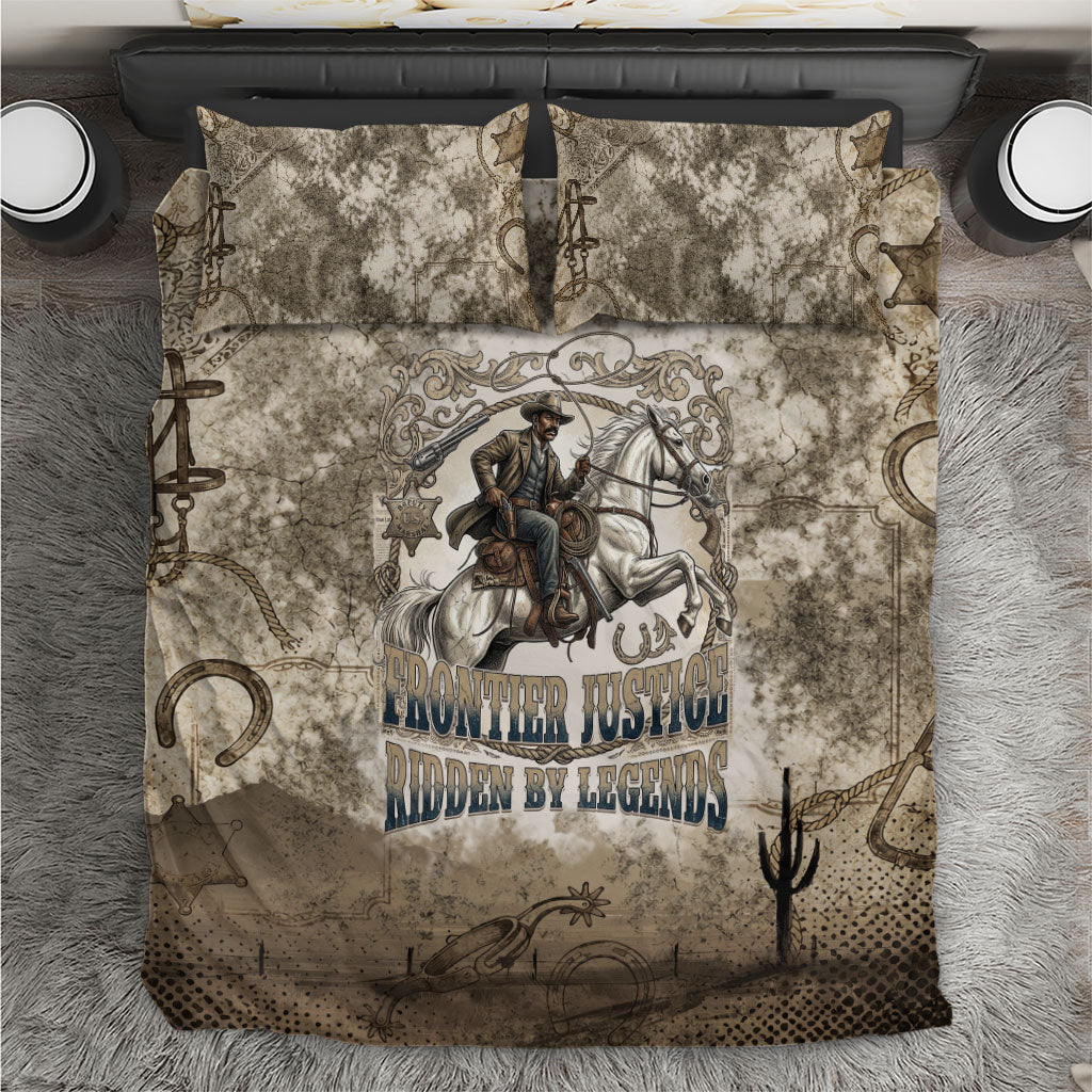 Bass Reeves Legend Black Cowboy Bedding Set Western Legend Vintage - Legend Of The Frontier