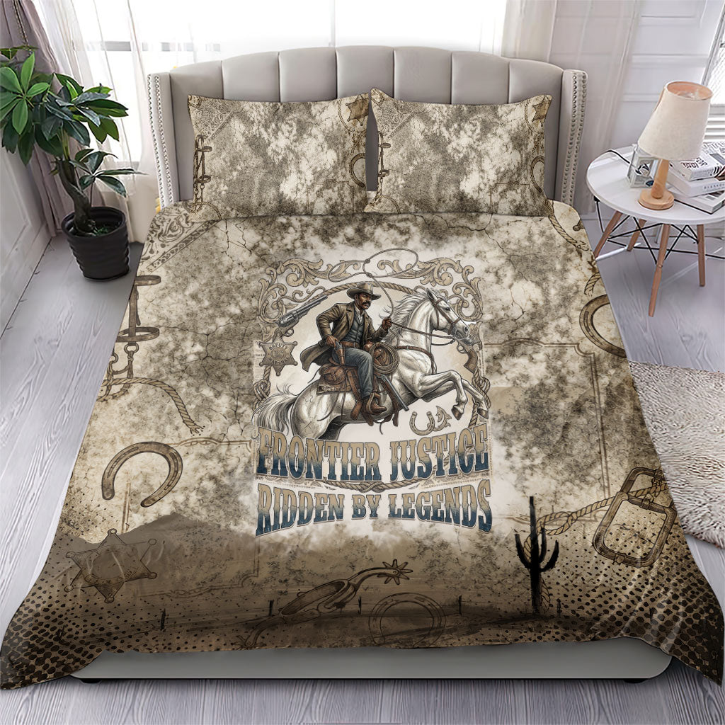 Bass Reeves Legend Black Cowboy Bedding Set Western Legend Vintage - Legend Of The Frontier