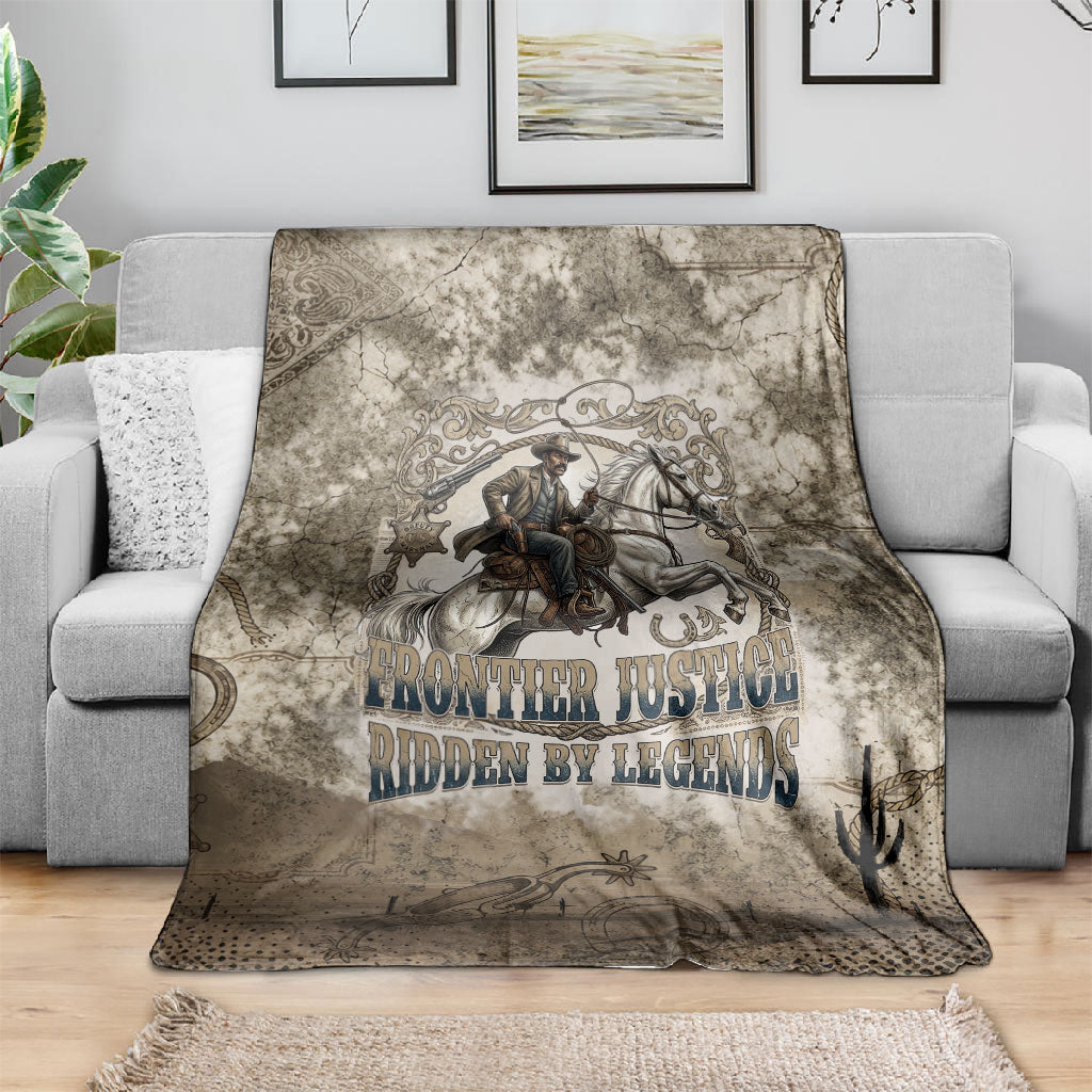 Bass Reeves Legend Black Cowboy Blanket Western Legend Vintage - Legend Of The Frontier