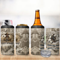 Bass Reeves Legend Black Cowboy 4 in 1 Can Cooler Tumbler Western Legend Vintage - Legend Of The Frontier