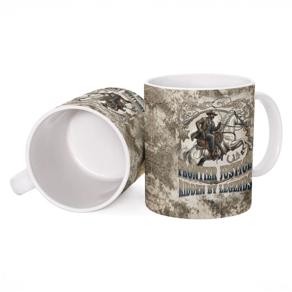 Bass Reeves Legend Black Cowboy Ceramic Mug Western Legend Vintage - Legend Of The Frontier