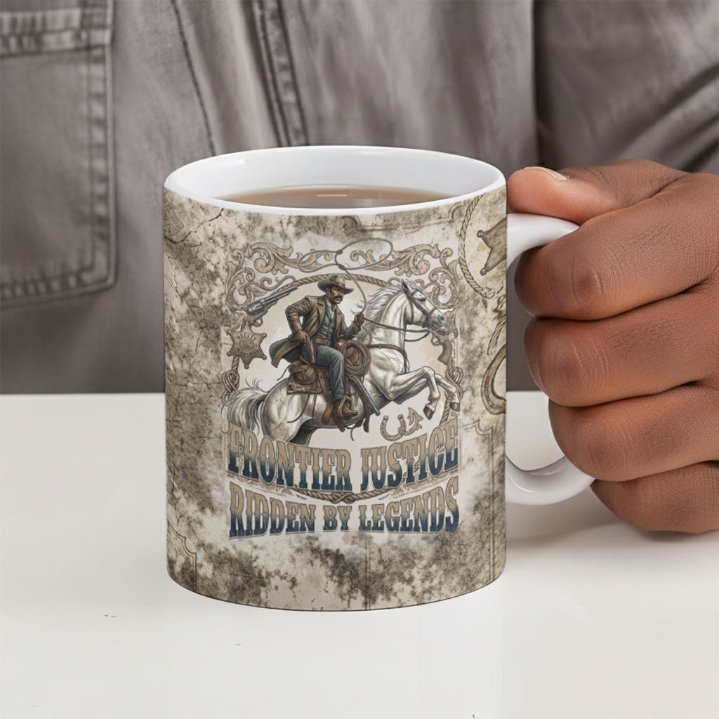Bass Reeves Legend Black Cowboy Ceramic Mug Western Legend Vintage - Legend Of The Frontier