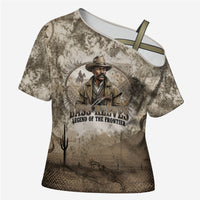 Bass Reeves Legend Black Cowboy Cross Shoulder Shirt Western Legend Vintage - Legend Of The Frontier