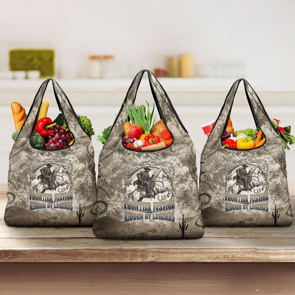 Bass Reeves Legend Black Cowboy Grocery Bag Western Legend Vintage - Legend Of The Frontier