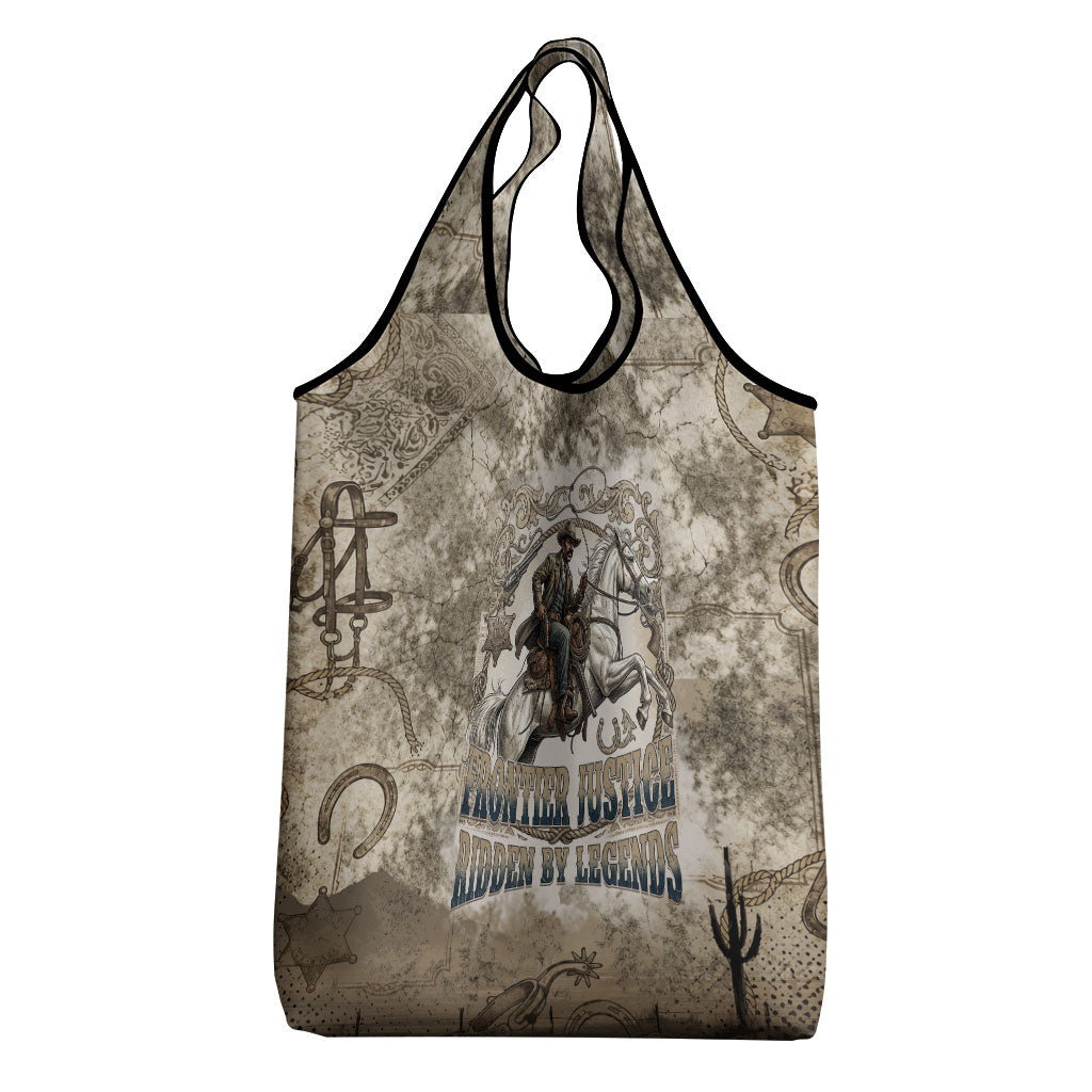 Bass Reeves Legend Black Cowboy Grocery Bag Western Legend Vintage - Legend Of The Frontier