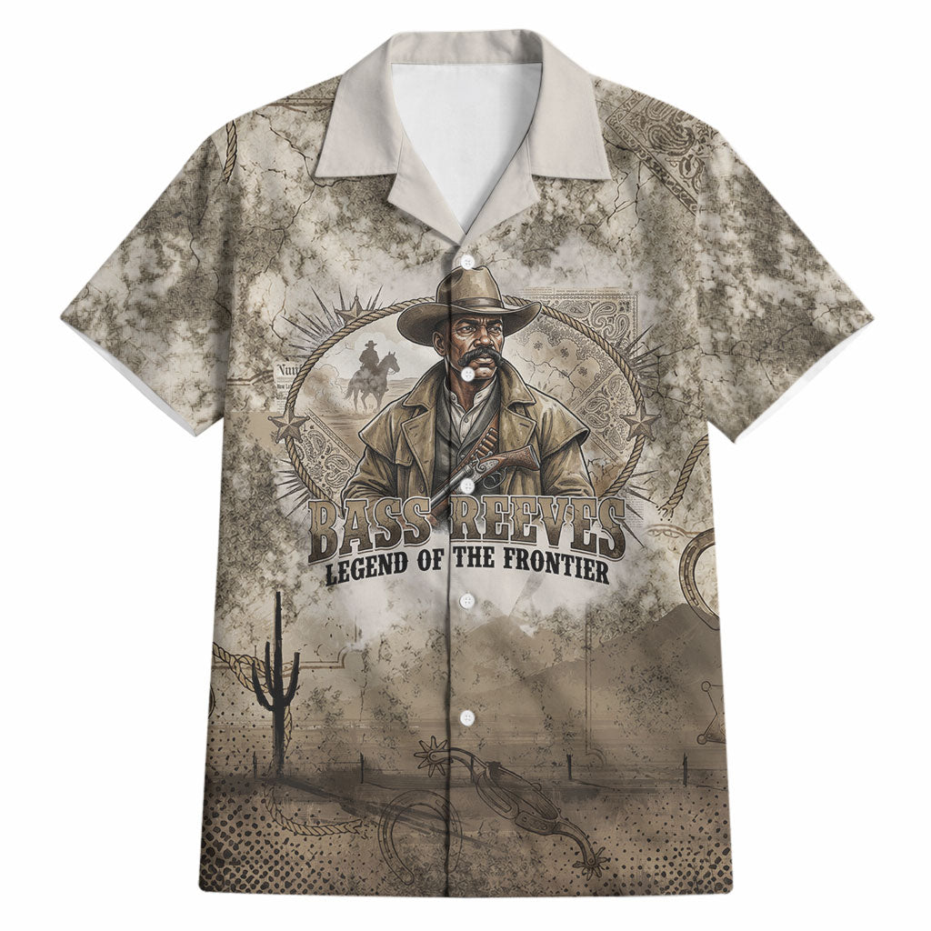 Bass Reeves Legend Black Cowboy Hawaiian Shirt Western Legend Vintage - Legend Of The Frontier
