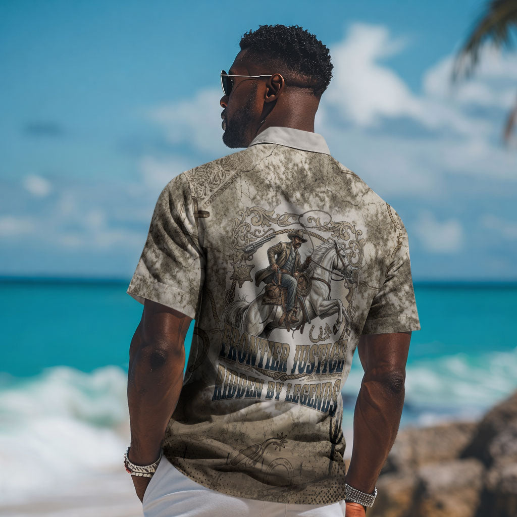 Bass Reeves Legend Black Cowboy Hawaiian Shirt Western Legend Vintage - Legend Of The Frontier