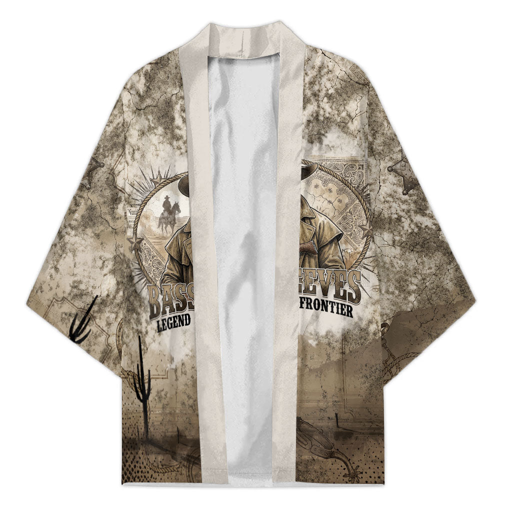 Bass Reeves Legend Black Cowboy Kimono Western Legend Vintage - Legend Of The Frontier