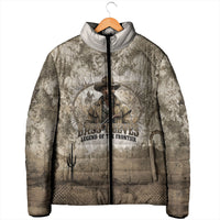 Bass Reeves Legend Black Cowboy Padded Jacket Western Legend Vintage - Legend Of The Frontier