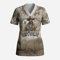 Bass Reeves Legend Black Cowboy Scrub Top Western Legend Vintage - Legend Of The Frontier