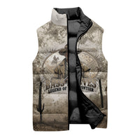 Bass Reeves Legend Black Cowboy Sleeveless Puffer Jacket Western Legend Vintage - Legend Of The Frontier