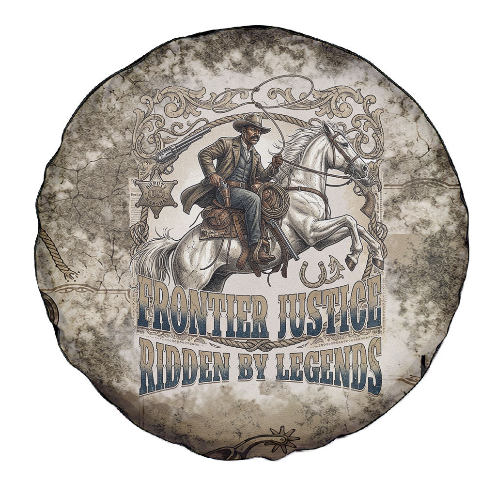 Bass Reeves Legend Black Cowboy Spare Tire Cover Western Legend Vintage - Legend Of The Frontier