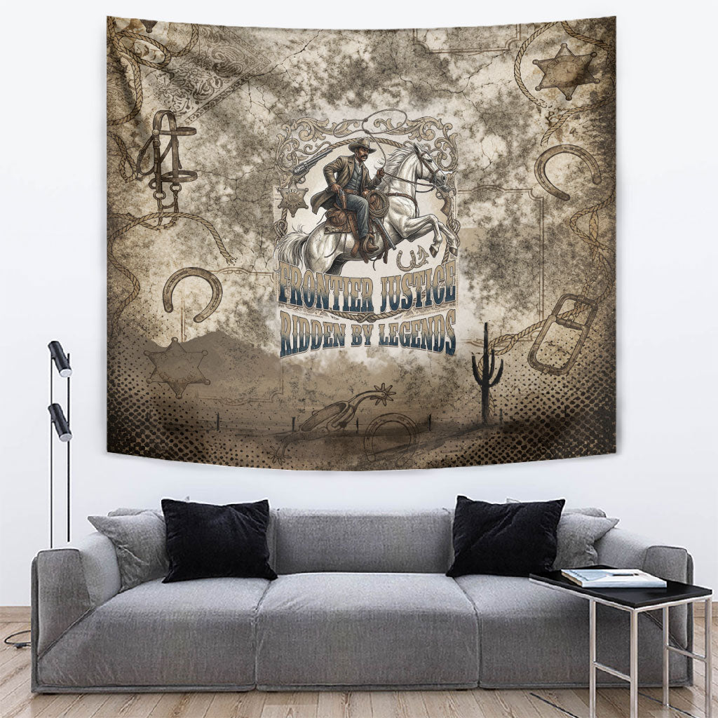 Bass Reeves Legend Black Cowboy Tapestry Western Legend Vintage - Legend Of The Frontier