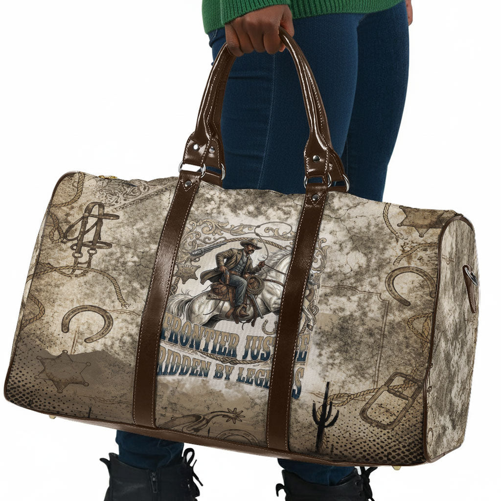 Bass Reeves Legend Black Cowboy Travel Bag Western Legend Vintage - Legend Of The Frontier
