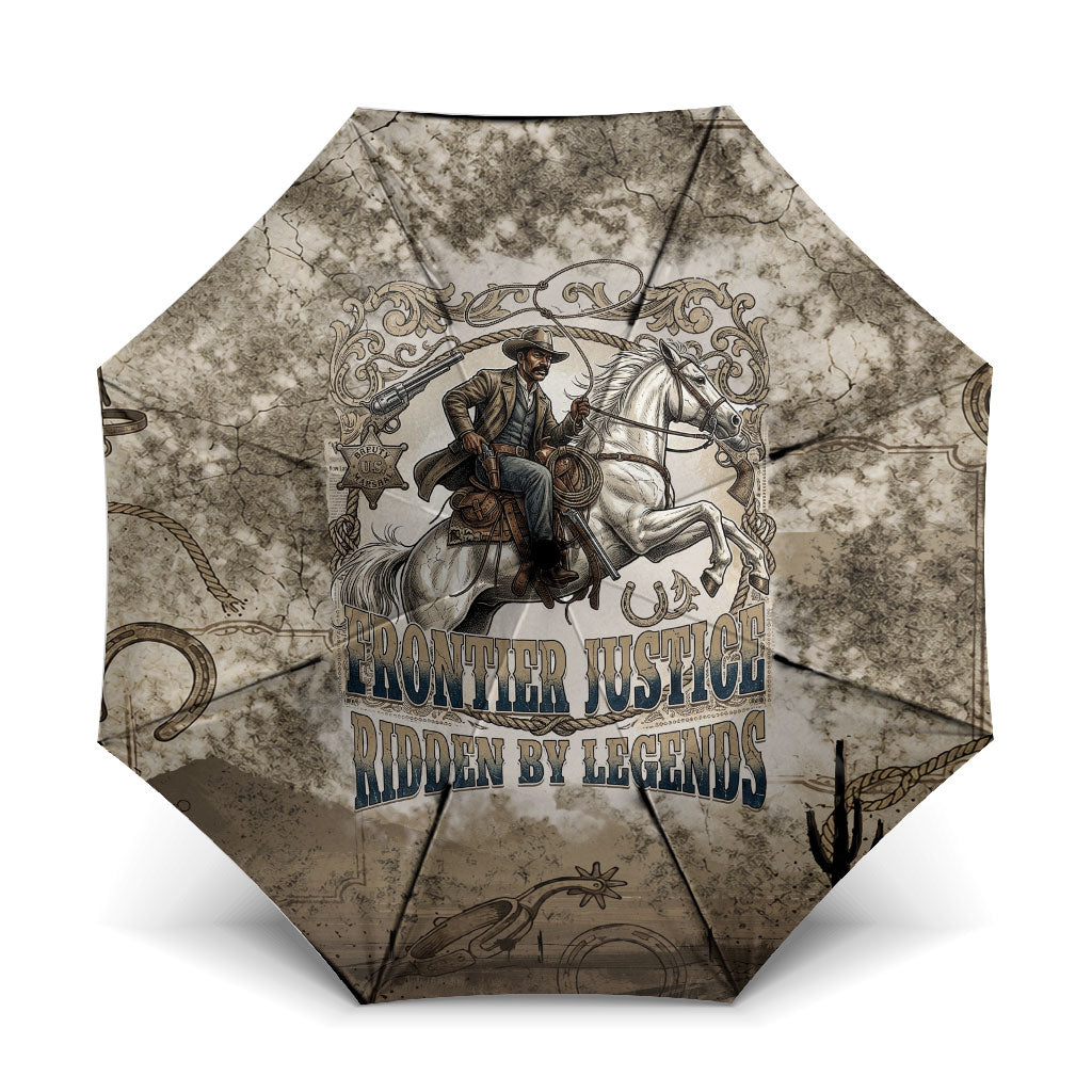 Bass Reeves Legend Black Cowboy Umbrella Western Legend Vintage - Legend Of The Frontier