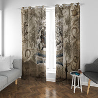 Bass Reeves Legend Black Cowboy Window Curtain Western Legend Vintage - Legend Of The Frontier