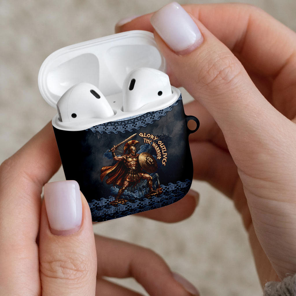 Trojan War Glory Outlives Warrior AirPods Case Spartan Achilles Warrior Battle Greek