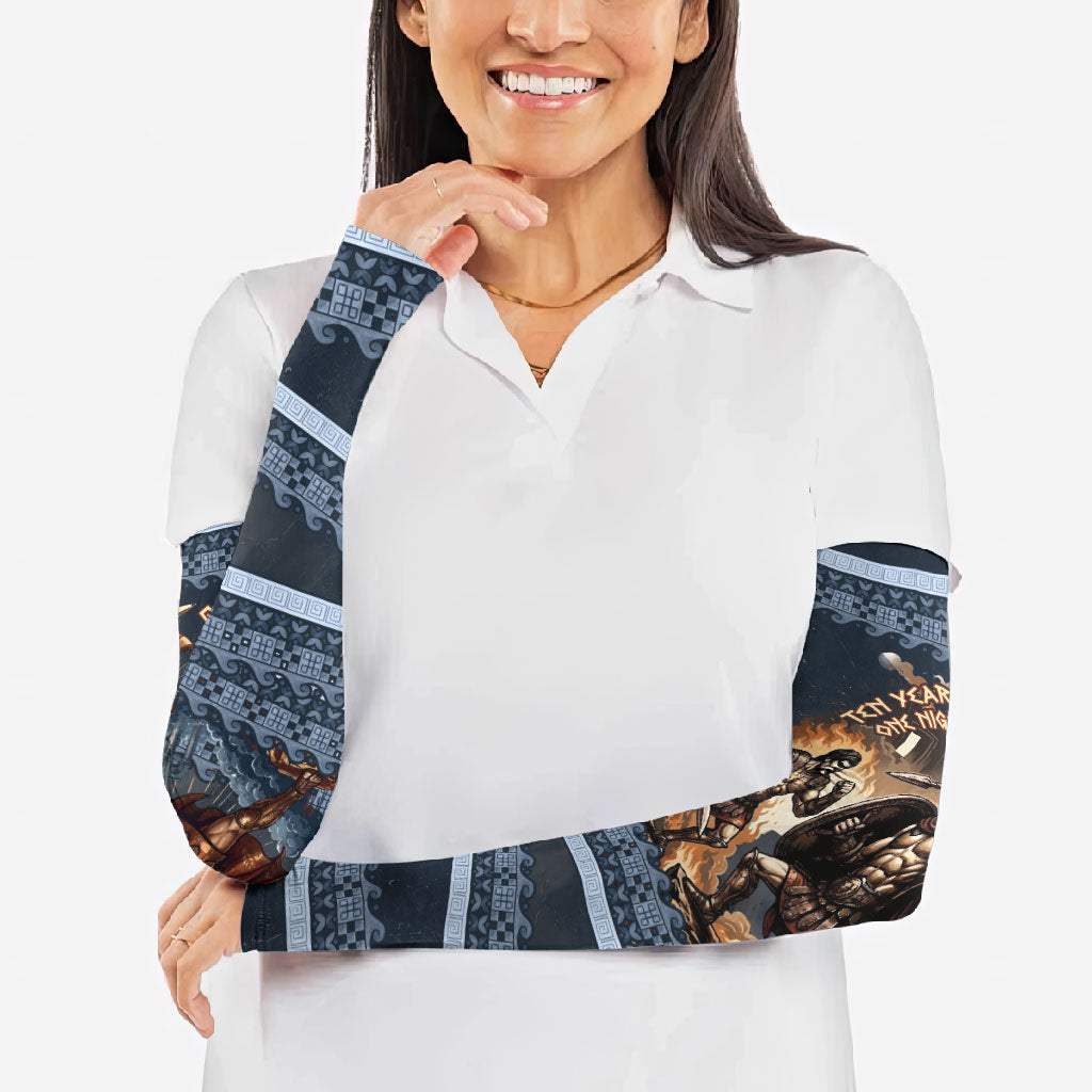 Trojan War Glory Outlives Warrior Arm Sleeves Spartan Achilles Warrior Battle Greek