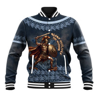 Trojan War Glory Outlives Warrior Baseball Jacket Spartan Achilles Warrior Battle Greek